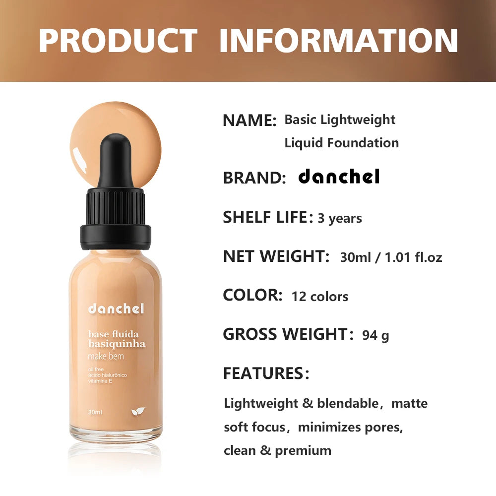 Matte Lightweight Liquid Foundation for Natural Pore-Minimizing Coverage - 17