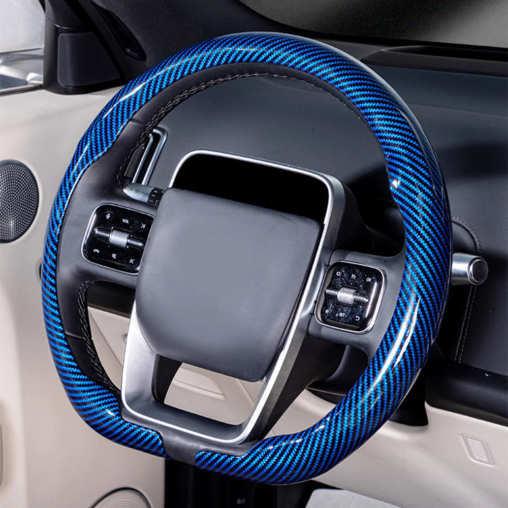 Universal Non-Slip Carbon Fiber Car Steering Wheel Cover