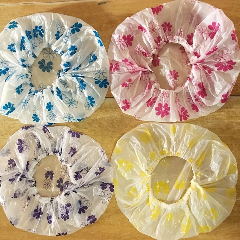 Adjustable Waterproof Shower Cap for Hair Protection