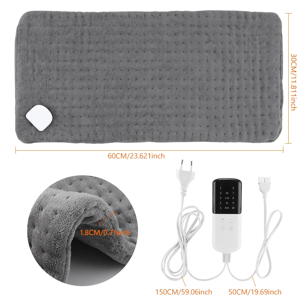 Electric Heating Pad for Back Pain and Muscle Relief - 17