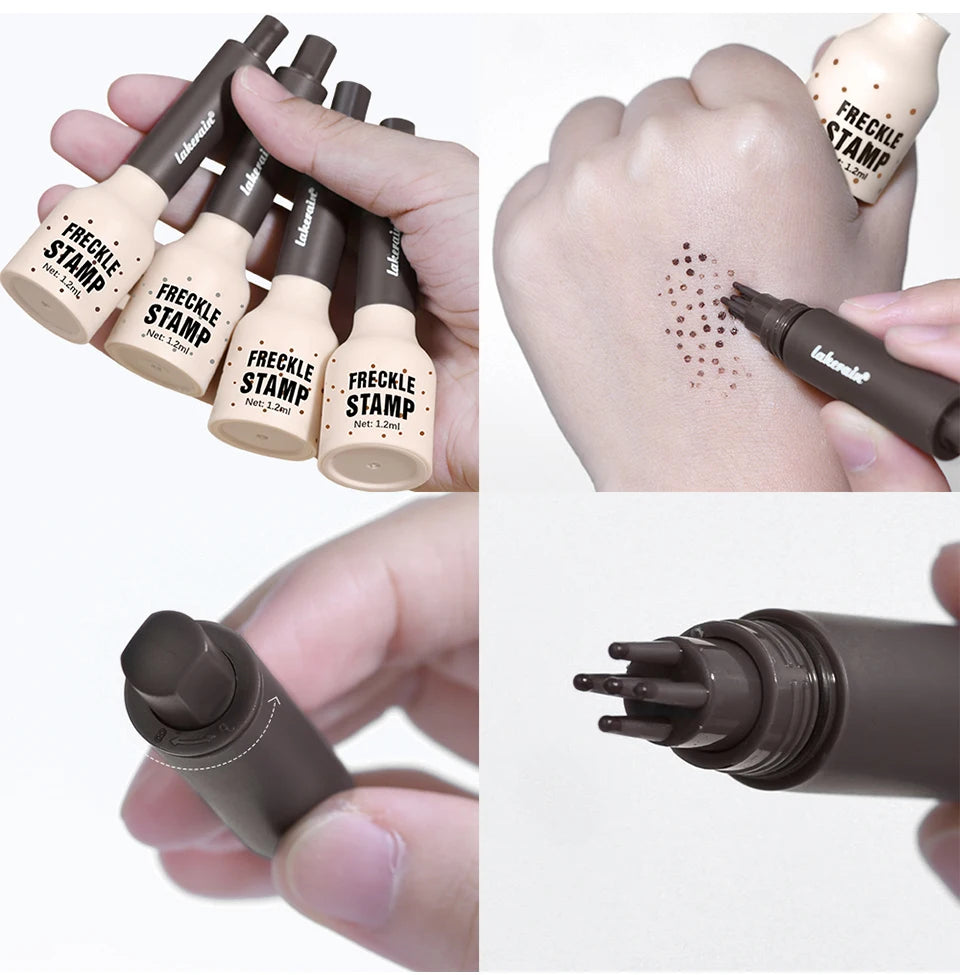 Waterproof Natural Freckle Stamp Makeup Pen - 16