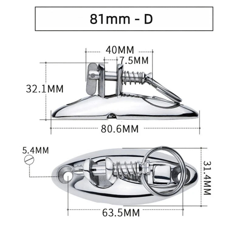 Stainless Steel Quick Release Marine Bimini Top Deck Hinge