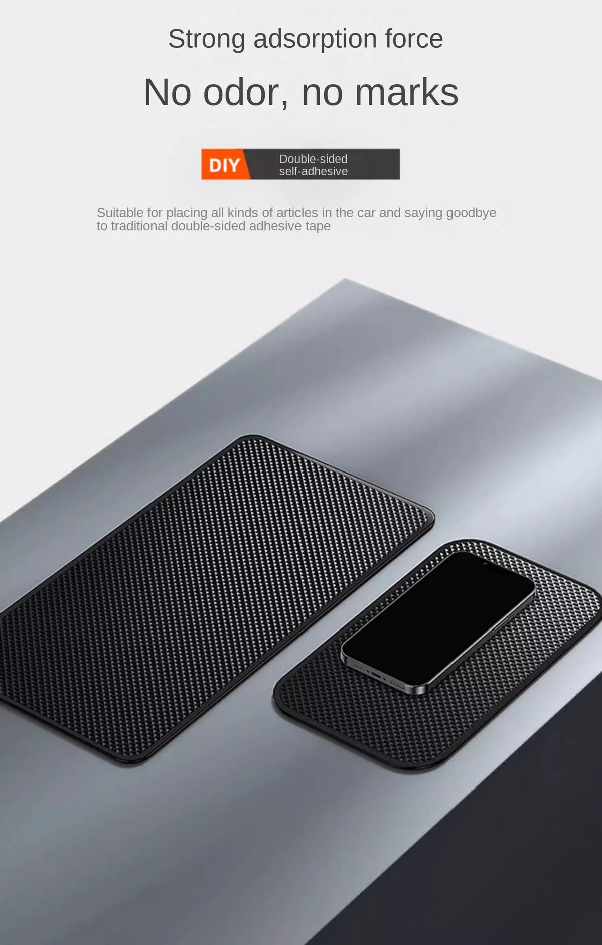 Anti-Slip Car Dashboard Sticky Pad for Phone and Essentials