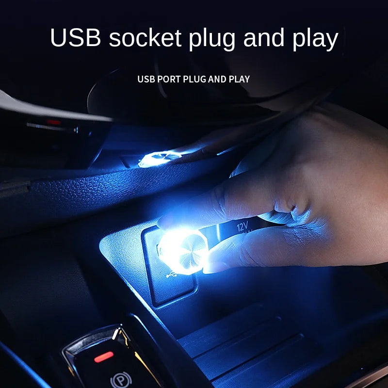 USB LED Car Interior Atmosphere Light