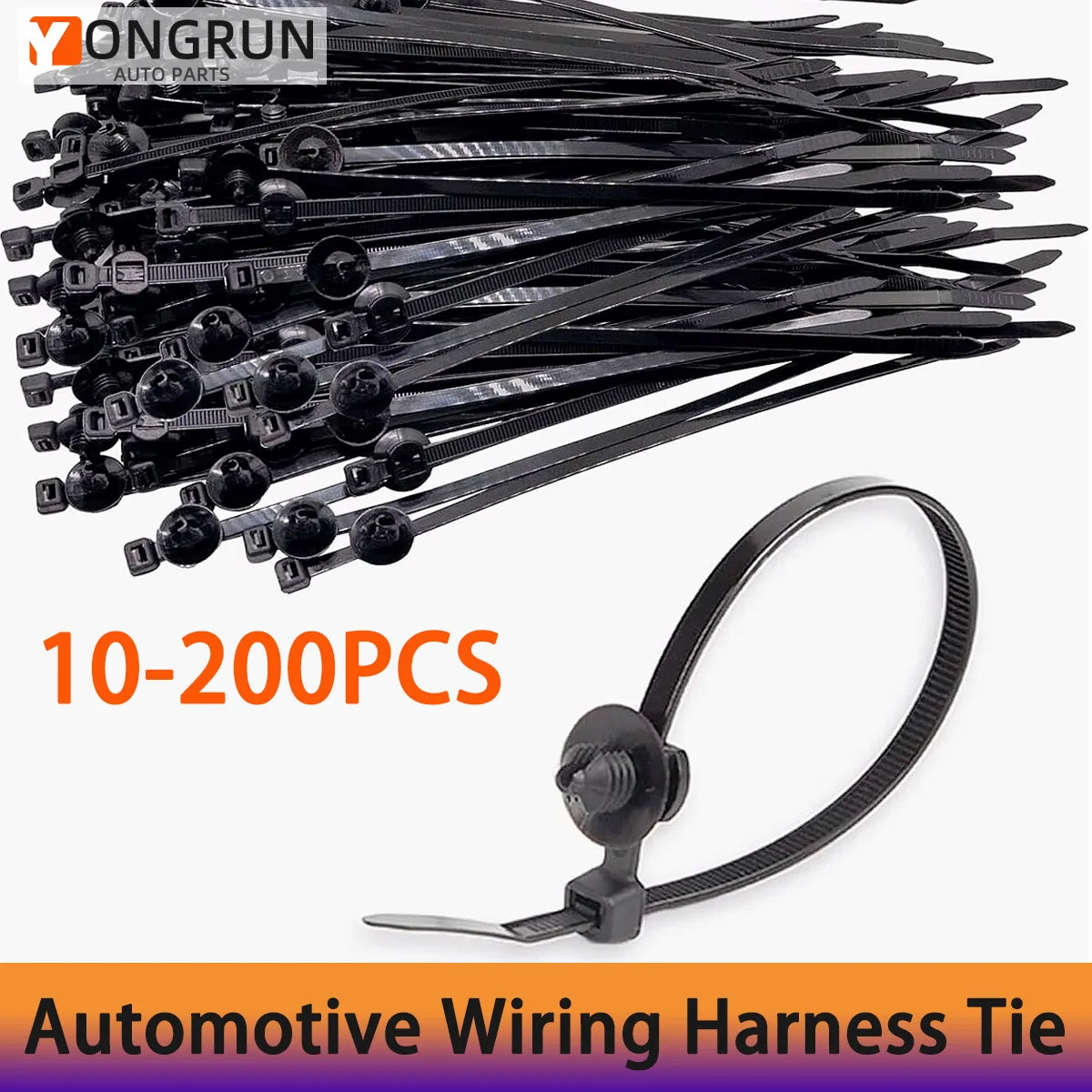 Automotive Push-Fit Wiring Harness Cable Ties - 1