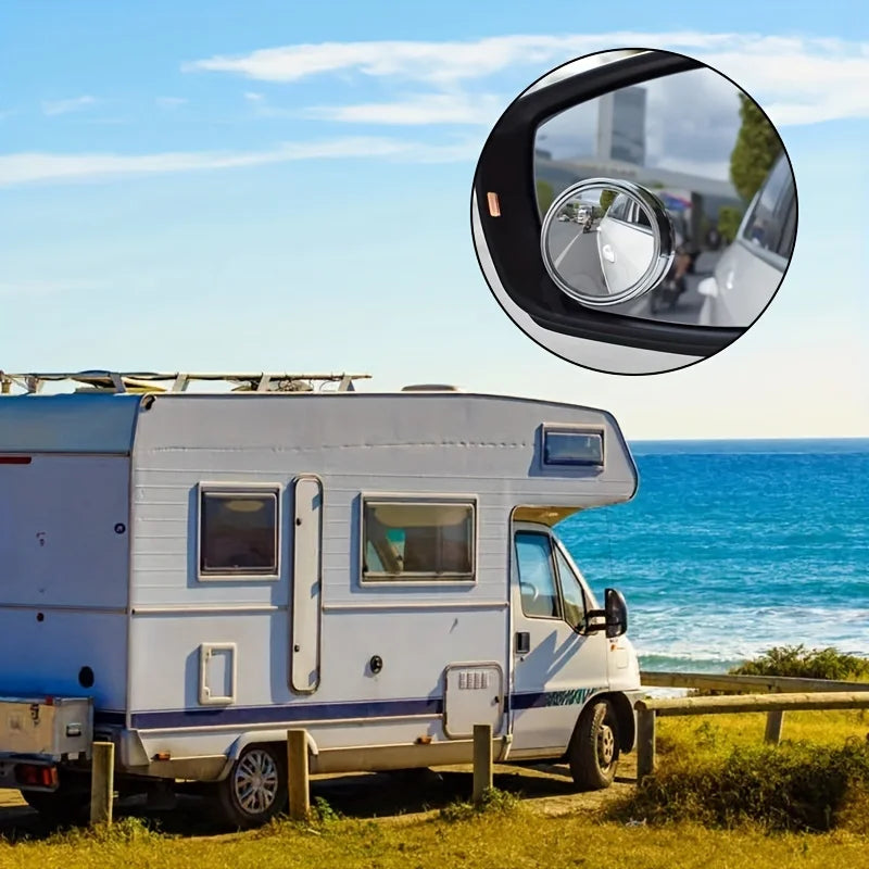 2-in-1 Car Blind Spot Mirror and Rain Guard