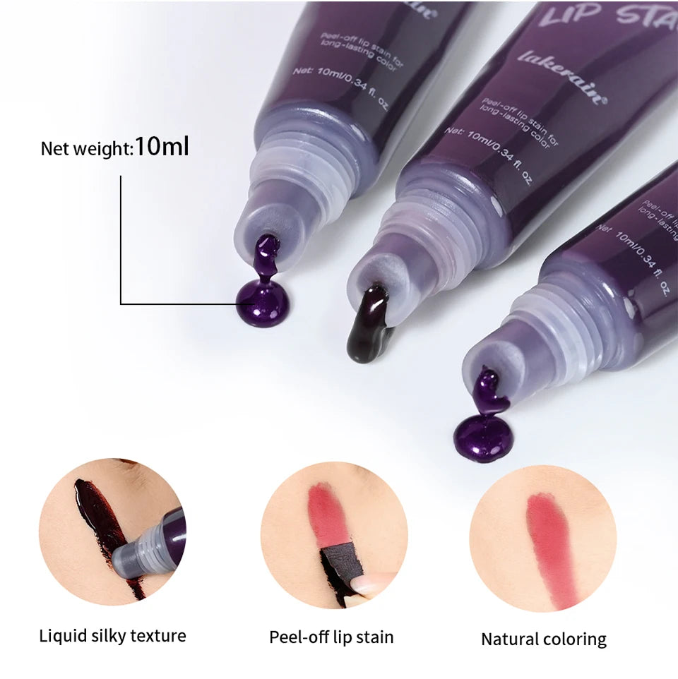 Waterproof Peel-Off Matte Liquid Lip Stain - 12