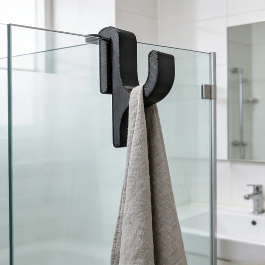 Over-Glass Towel Hook for 8mm Shower Doors