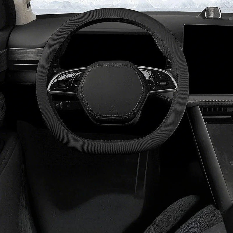 Non-Slip Breathable Silicone Car Steering Wheel Cover - 24