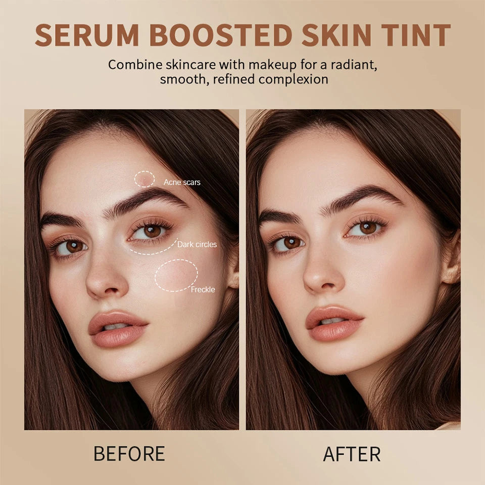 Matte Foundation Stick and Pressed Powder Beauty Set