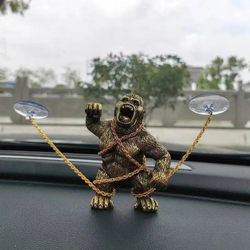 Roaring Gorilla Car Dashboard Ornament and Interior Decor