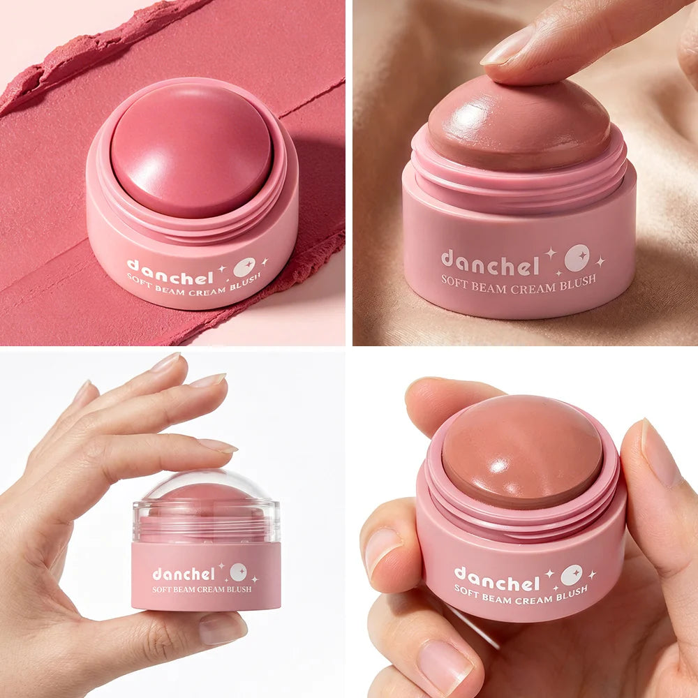 Long-Lasting Multi-Use Soft Cream Blush for Face and Lips