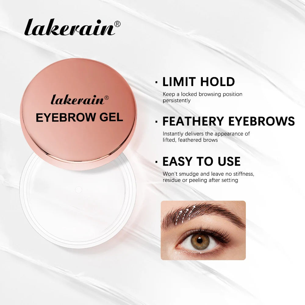 Waterproof Transparent Eyebrow Styling Gel for Natural Lifted Brows