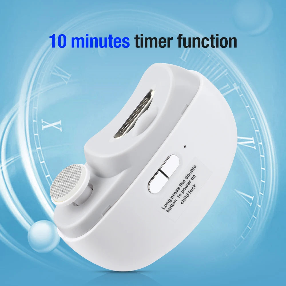 Automatic Electric Nail Clipper with LED Light