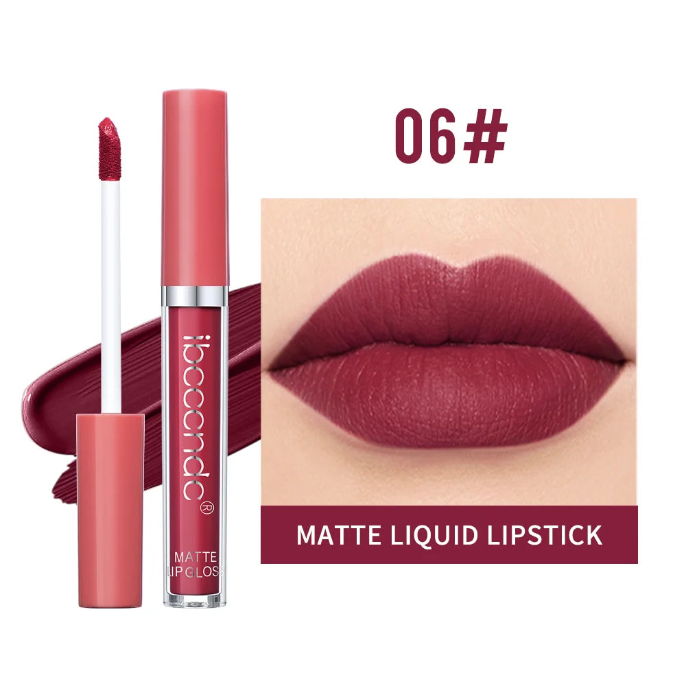 Waterproof Matte Liquid Lipstick Long-Lasting Lip Gloss