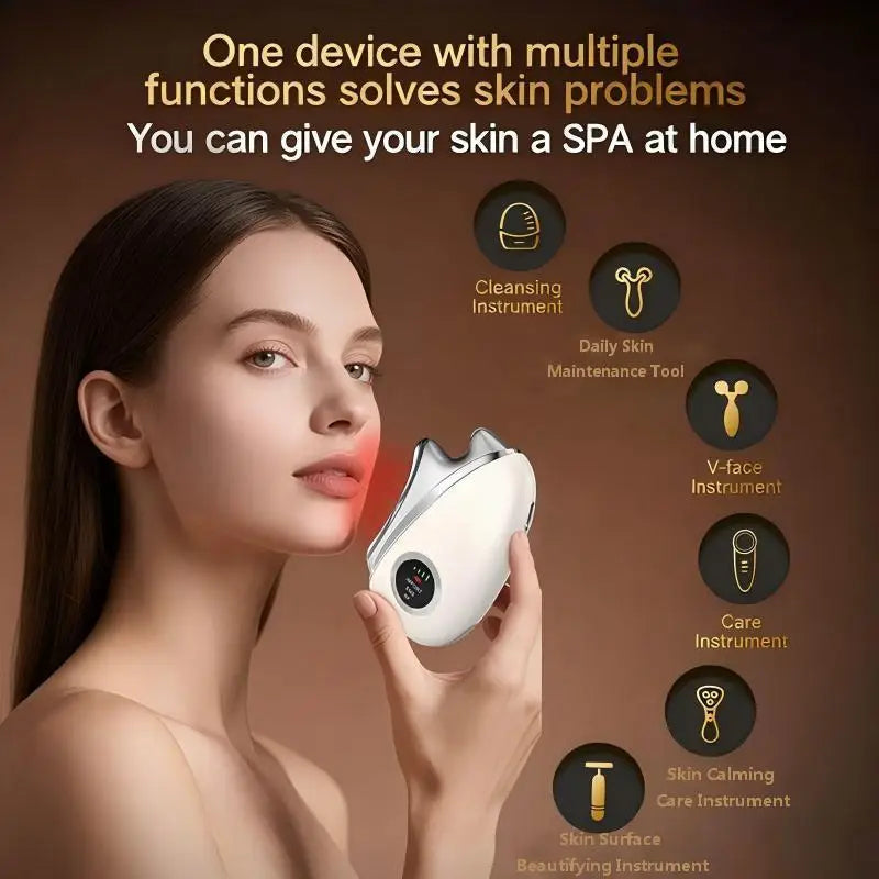 3-in-1 LED Facial Massager and Skin Contouring Wand