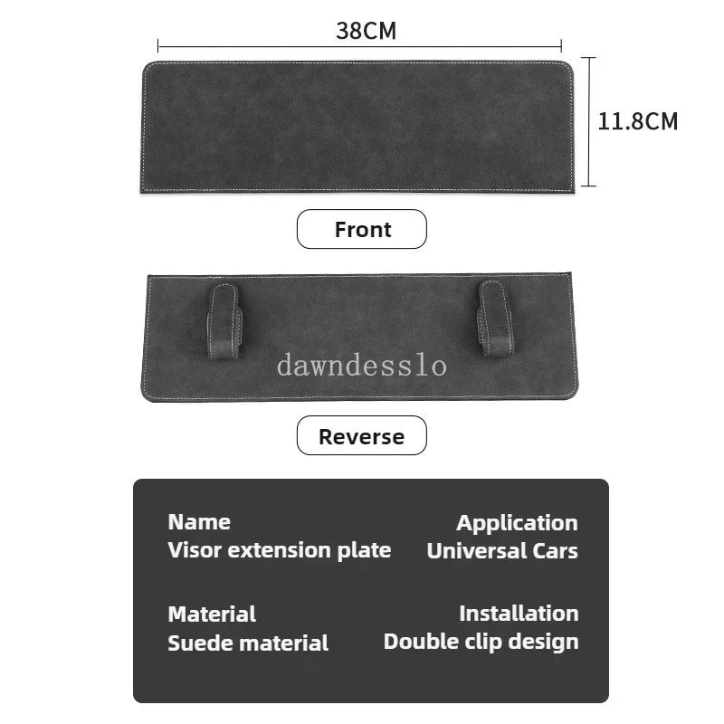 Anti-Glare Car Sun Visor Extension Shield - 4