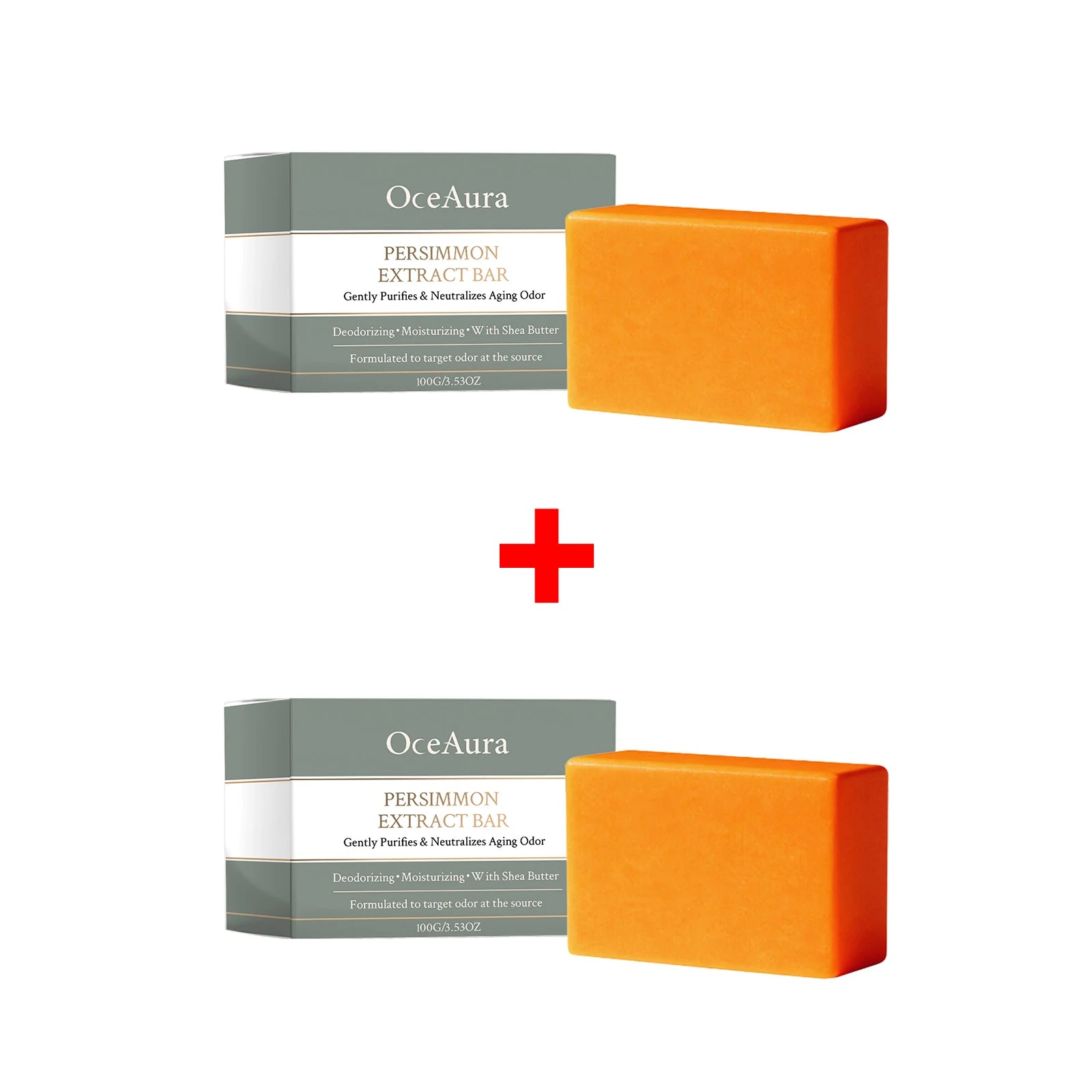 Natural Persimmon Deodorizing Body Soap for Aging Odor - 16