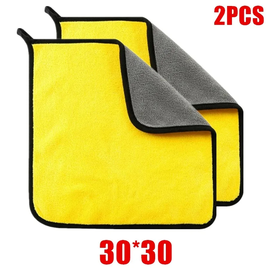 Thickened Microfiber Cleaning Towel Ultra Absorbent Car Drying Cloth