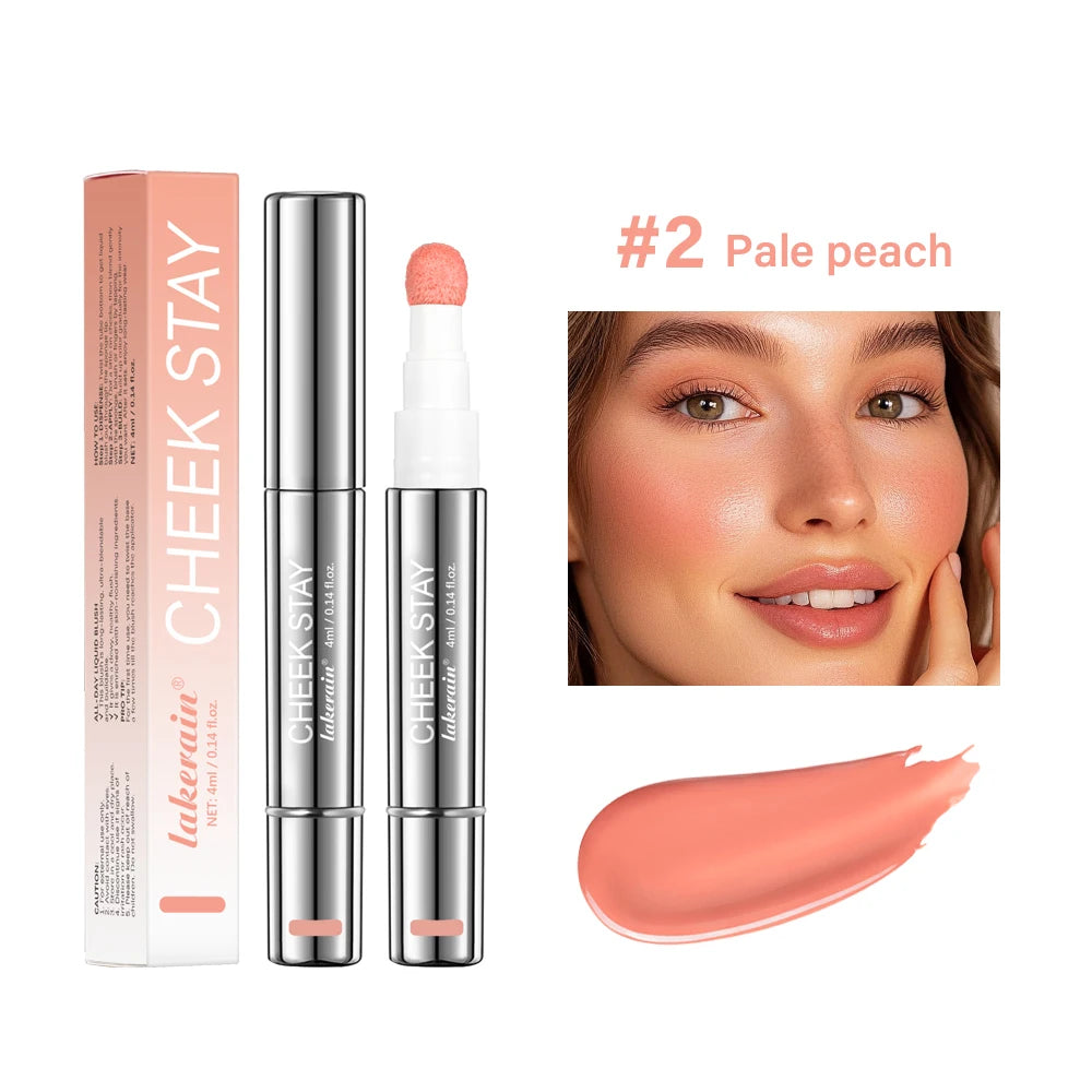 Liquid Blush Stick with Sponge Tip for Natural Cheeks - 23