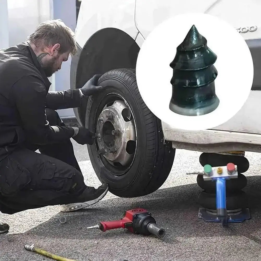 Quick Tire Puncture Repair Rubber Nail Kit - 9
