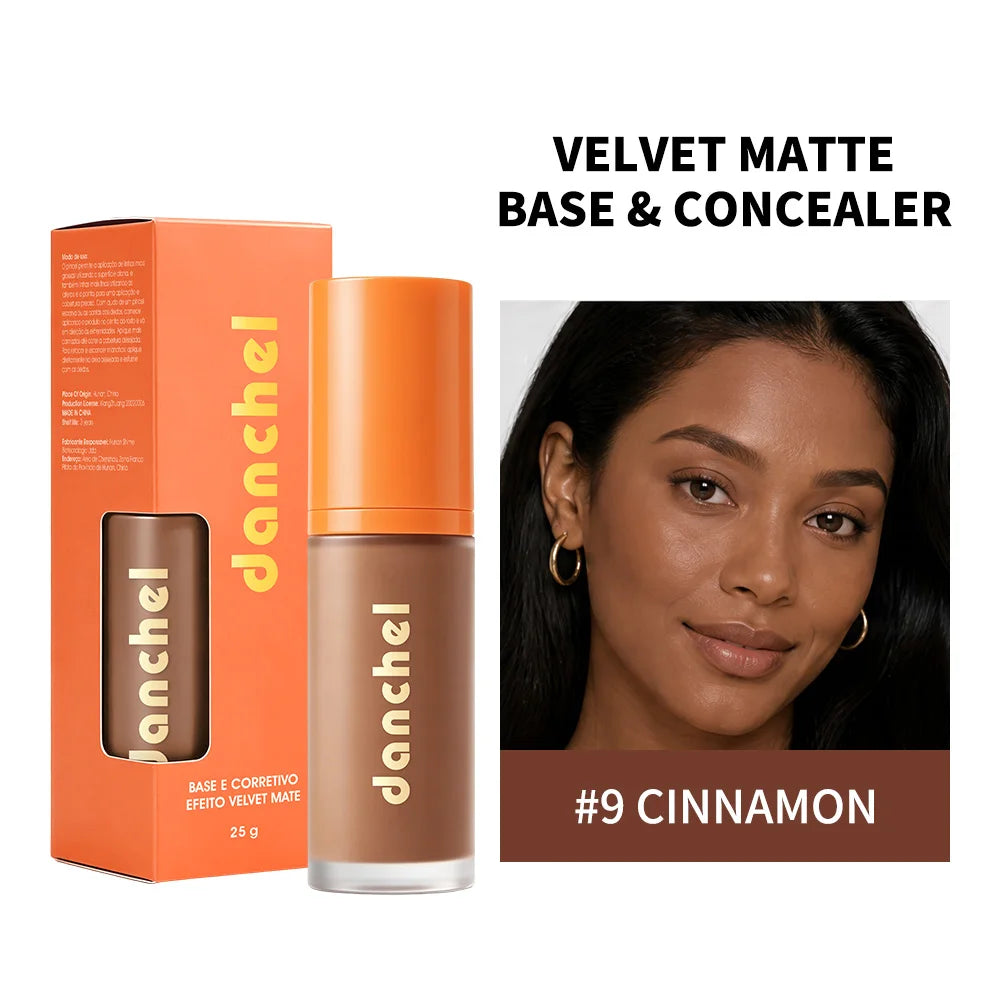 2-in-1 Velvet Matte Liquid Foundation and Concealer - 21