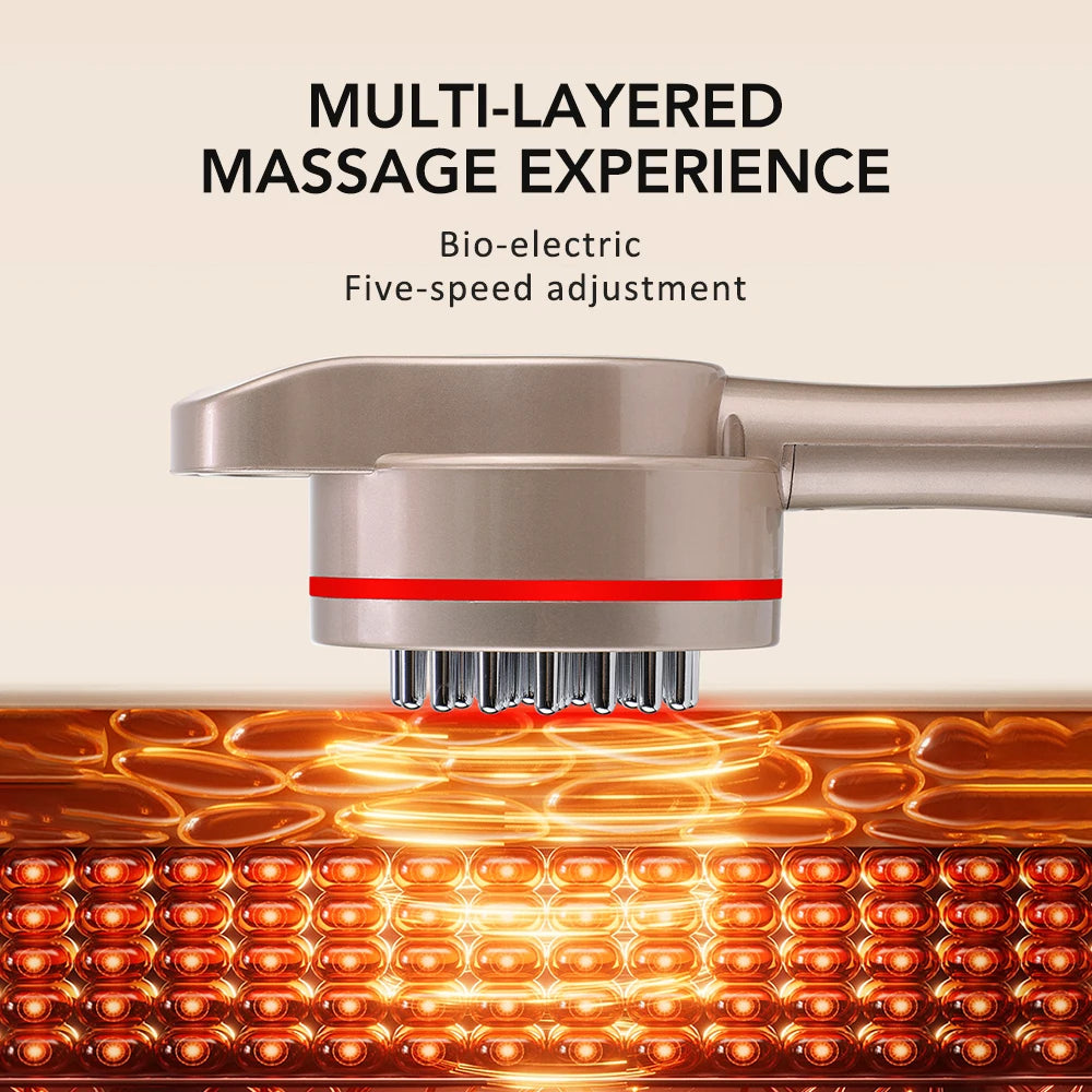 Electric Microcurrent Meridian Body Sculpting Massage Brush