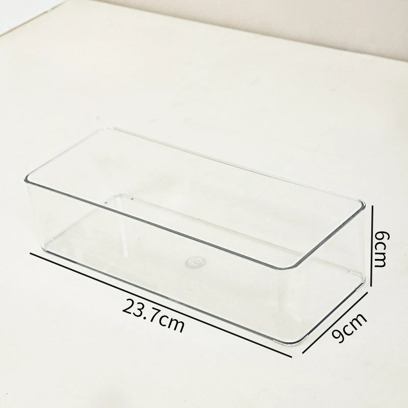 10Pcs Clear Stackable Storage Boxes for Jewelry and Crystal Bracelets - 18