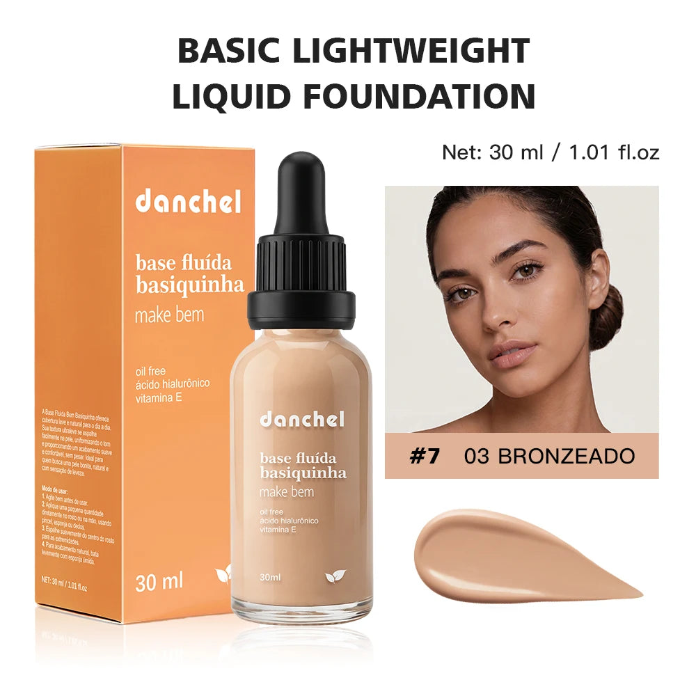 Matte Lightweight Liquid Foundation for Natural Pore-Minimizing Coverage - 32