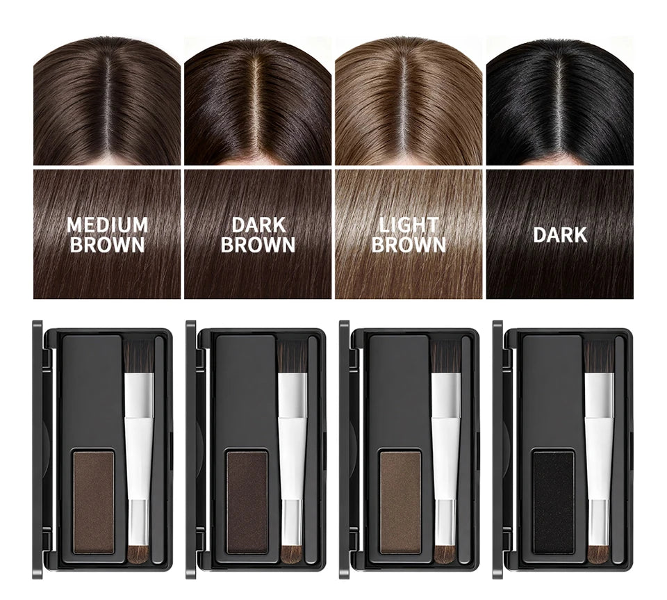 Waterproof Hairline Shadow and Root Cover Up Powder - 8