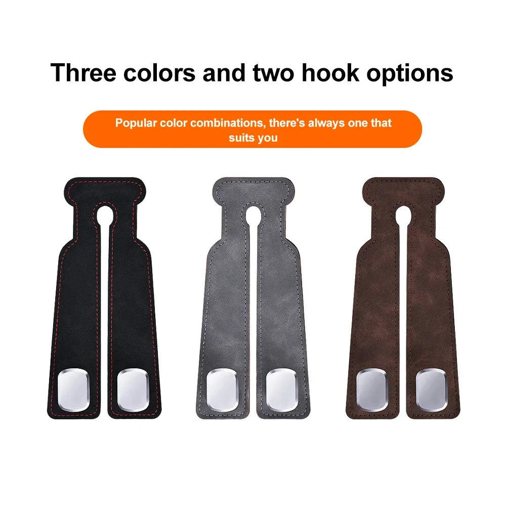 Universal 2-in-1 Car Headrest Hook and Storage Hanger - 5