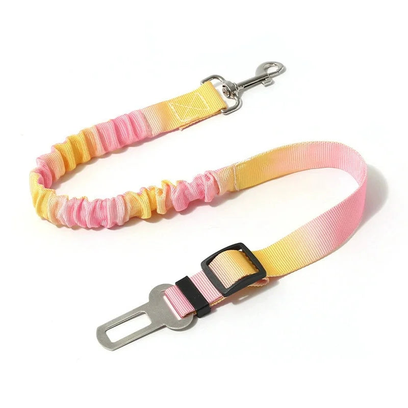 Adjustable Gradient Dog Car Safety Seat Belt