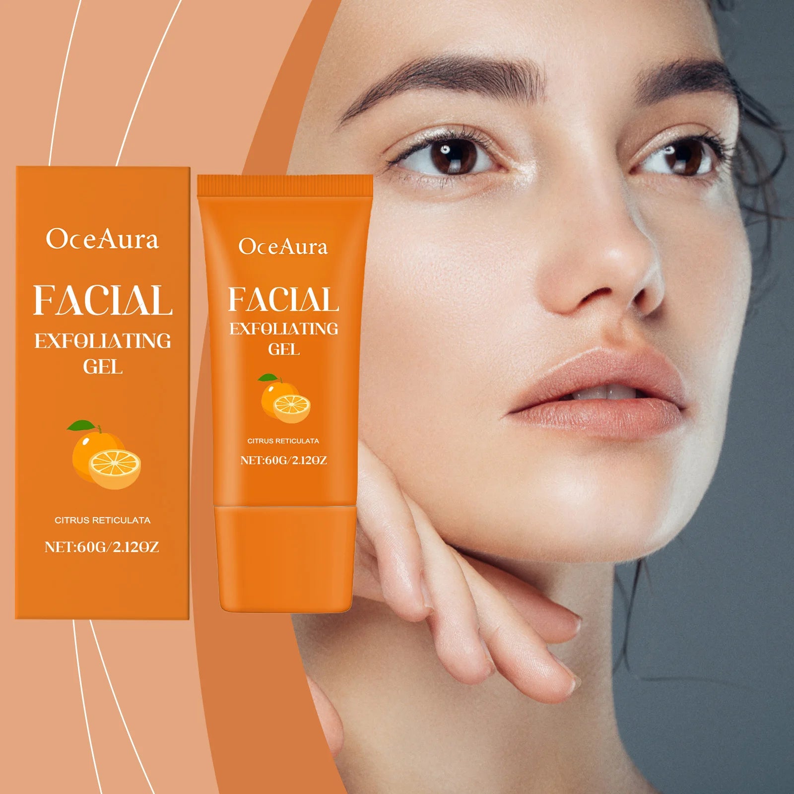 Brightening Orange Facial Exfoliating Gel - 2