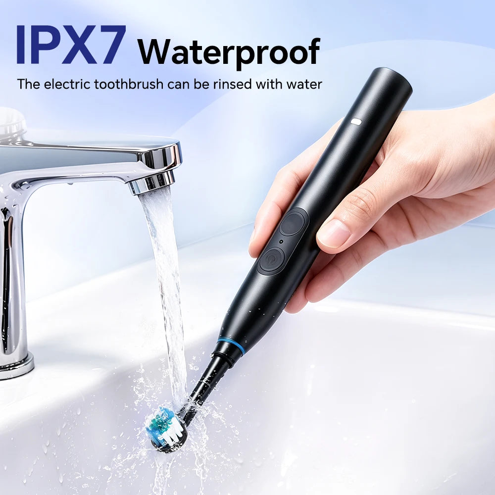 5-Mode Rechargeable Electric Toothbrush with 4 Replacement Heads