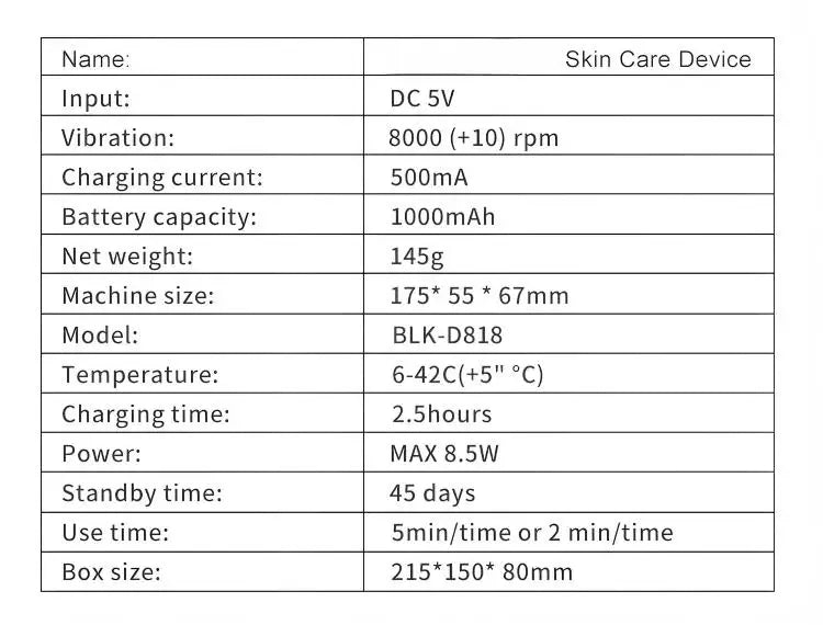 Micro-Current LED Facial Massager for Skin Tightening and Rejuvenation - 14