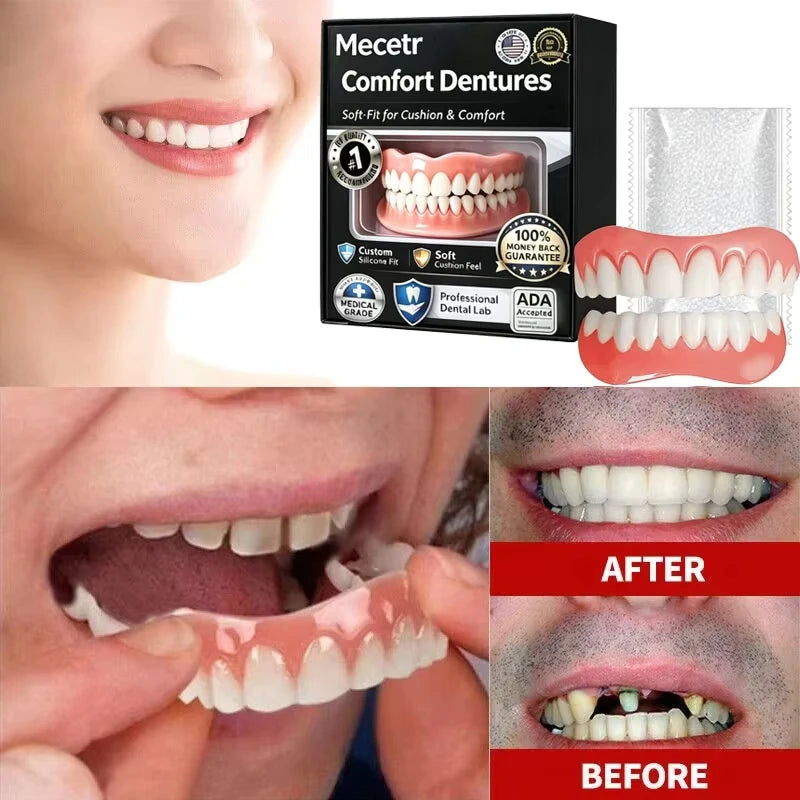 Comfortable Soft Denture Support for Missing Teeth Restoration