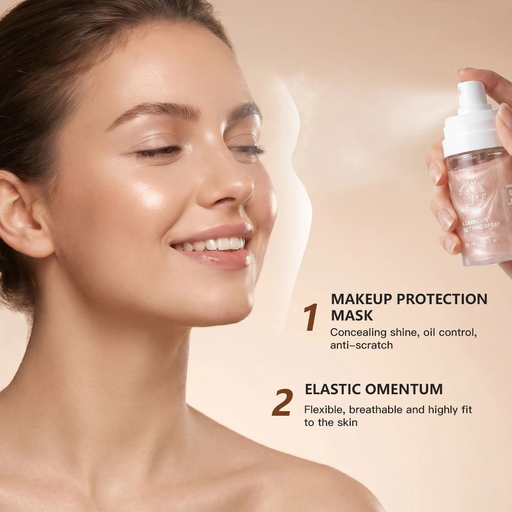 Luminous Setting Spray for Hydrating Dewy Makeup Finish - 12