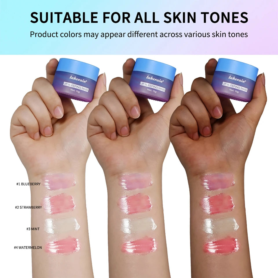 Hydrating Dual-Color Lip Sleeping Mask for Dry Cracked Lips