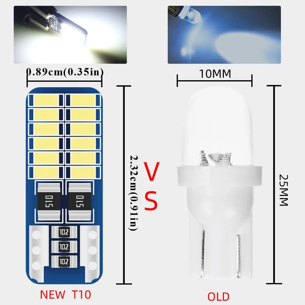 T10 W5W LED Canbus Interior Light Bulbs