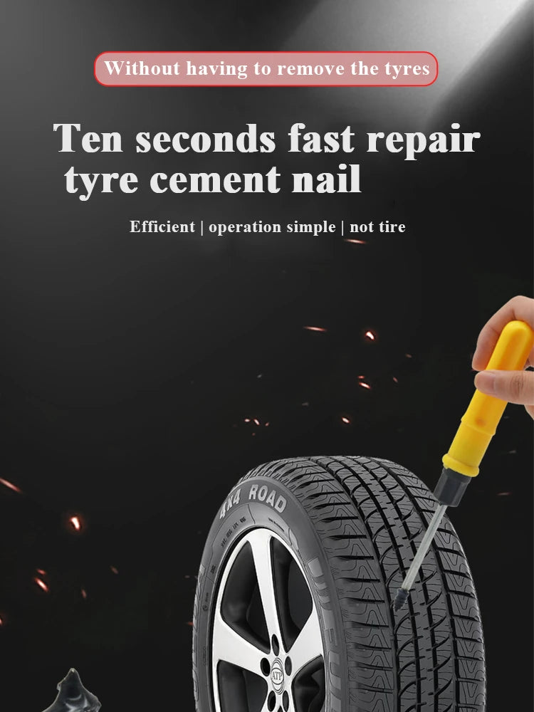 Self-Sealing Emergency Tire Repair Rubber Nails