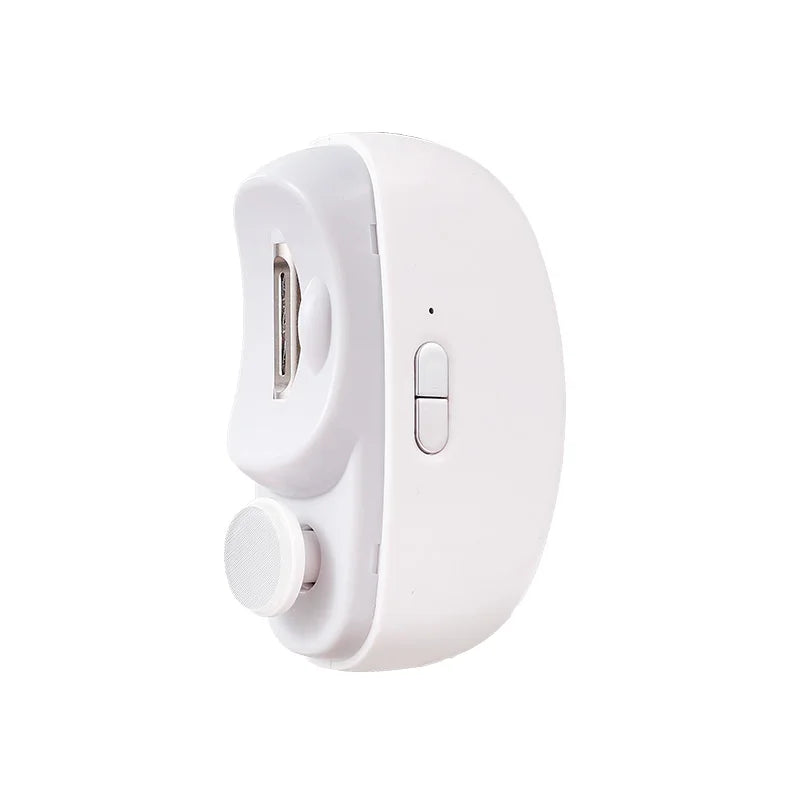 Electric Automatic Nail Clipper and Polisher with LED Light