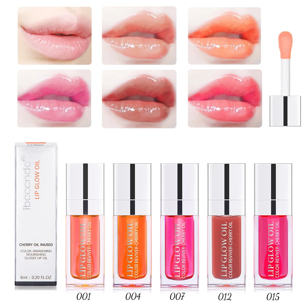 Hydrating Crystal Jelly Lip Glow Oil for Nourished Plump Lips - 1