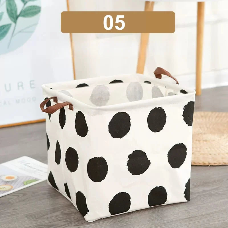 Collapsible Fabric Storage Basket for Home Organization - 15