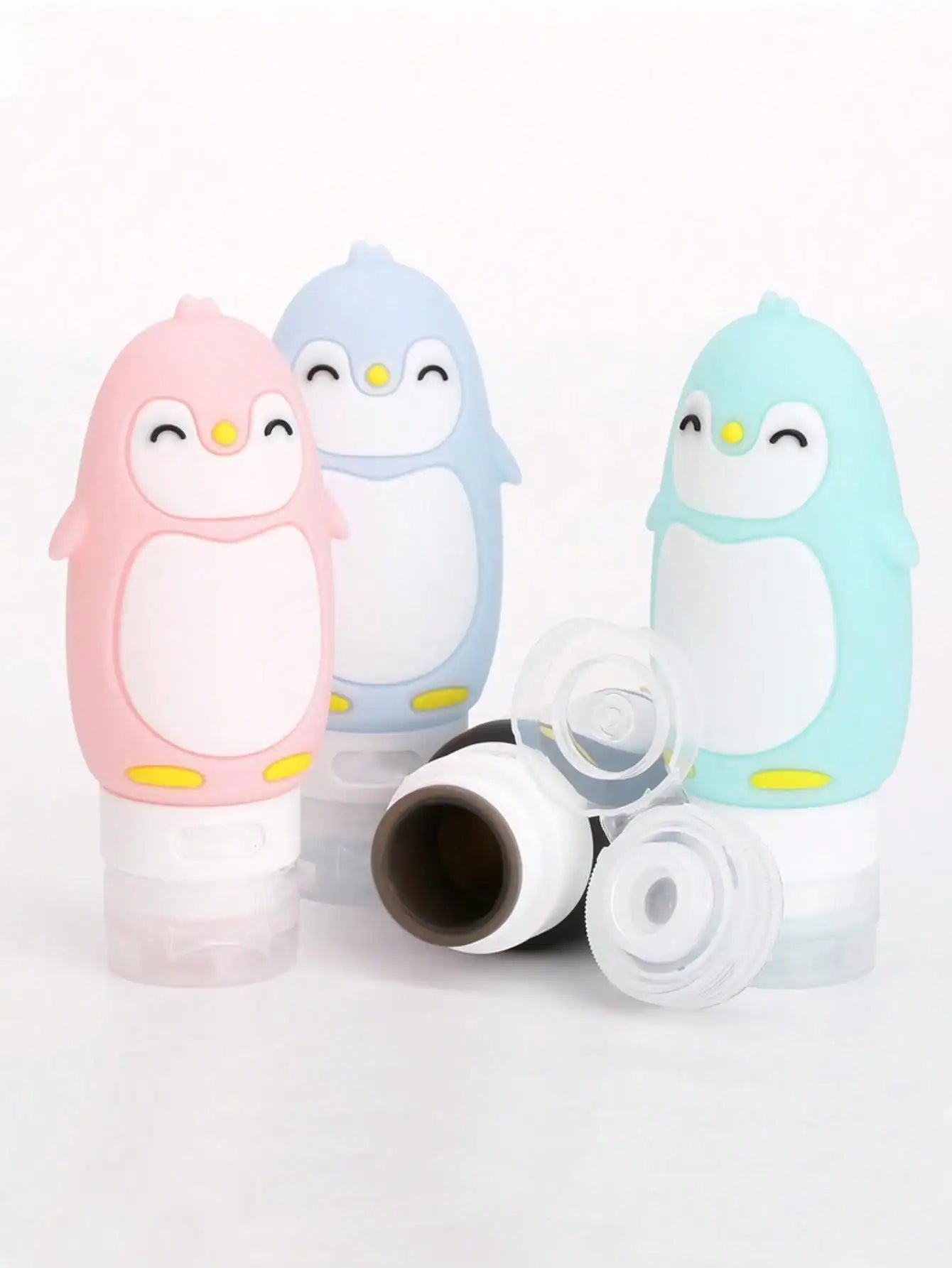 Cartoon Penguin Travel Bottle for Toiletries - 9