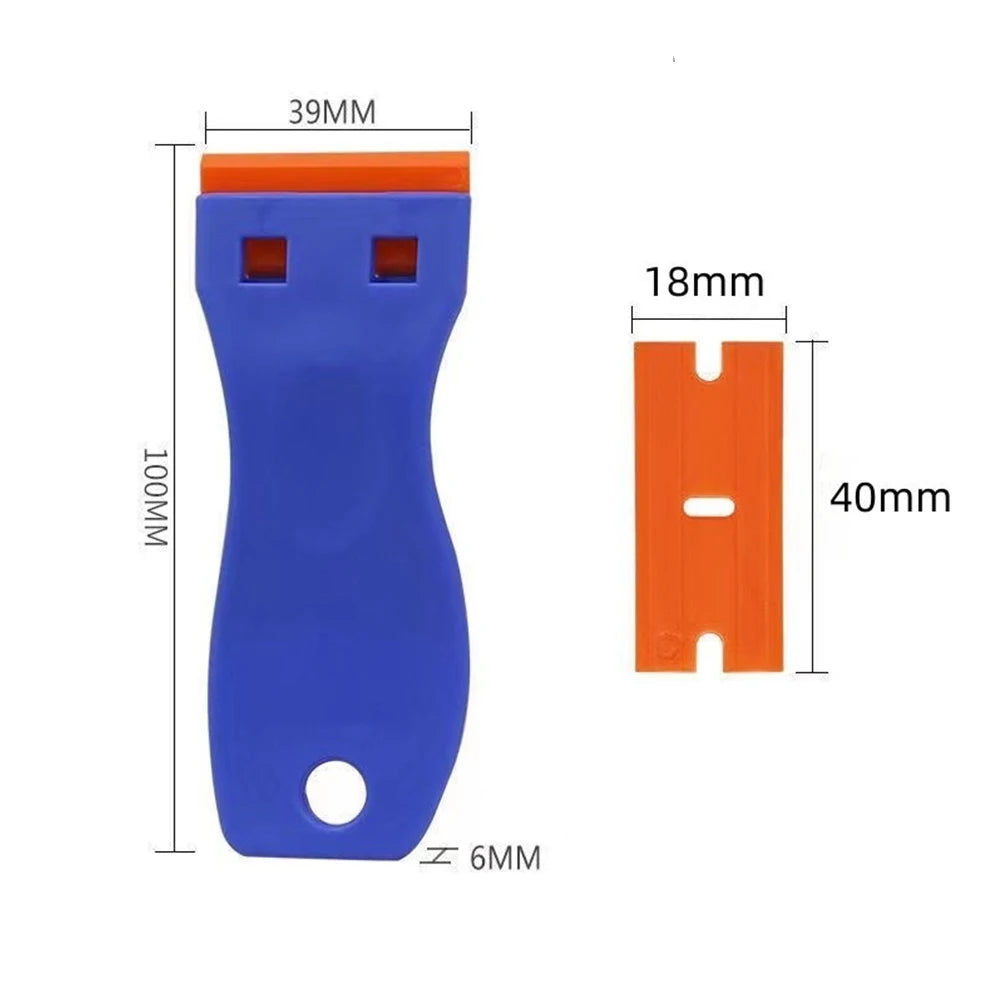 Non-Scratch Plastic Razor Blade Scraper for Stickers and Decals - 13