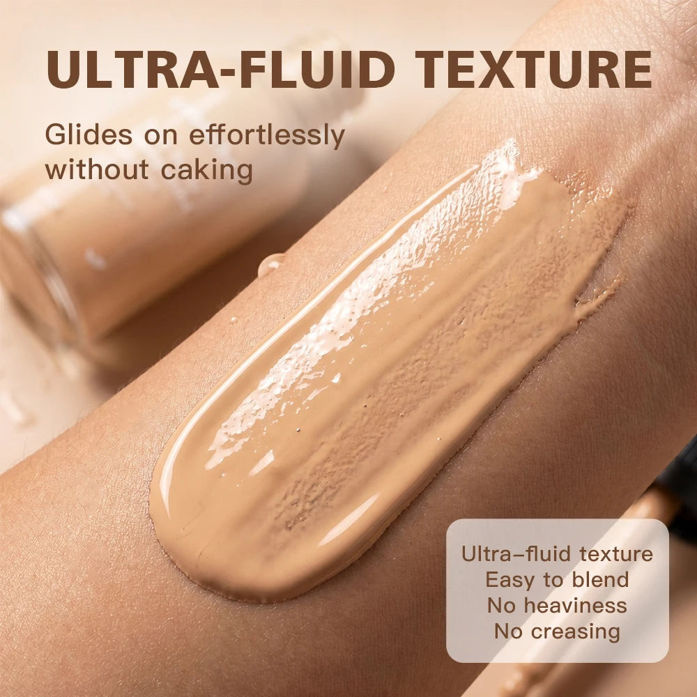 Matte Lightweight Liquid Foundation for Natural Pore-Minimizing Coverage