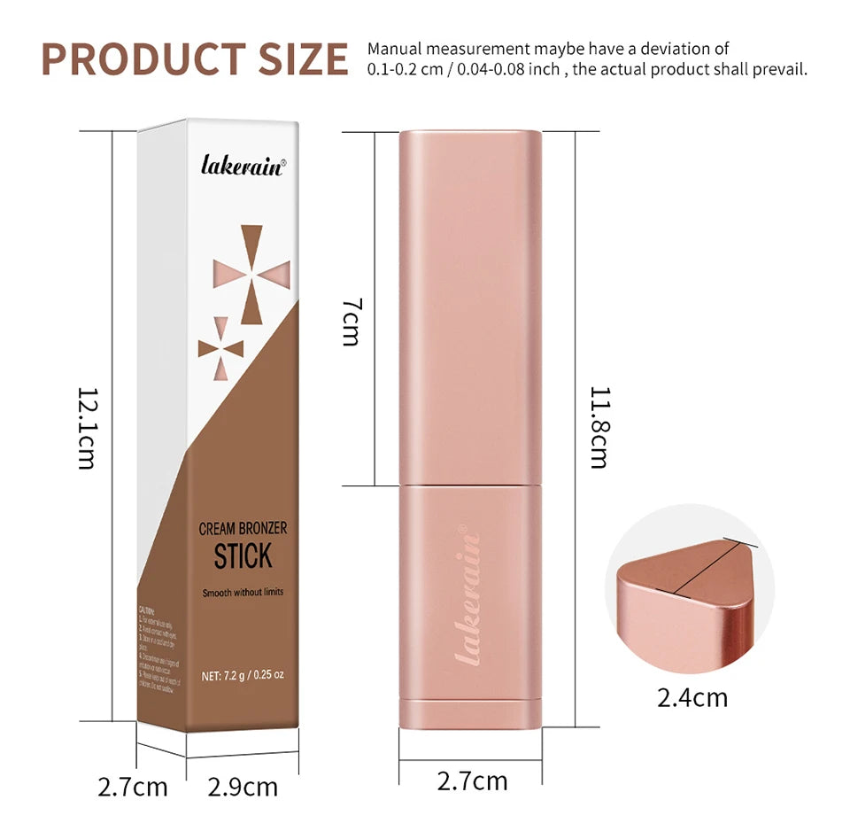 2-in-1 Cream Bronzer and Contour Stick - 17