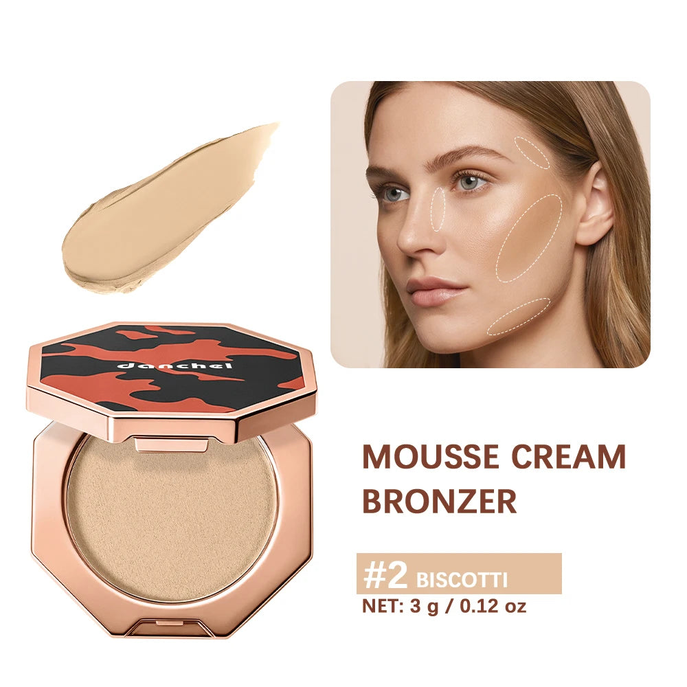 Cream Mousse Bronzer for Sculpting and Face Contouring