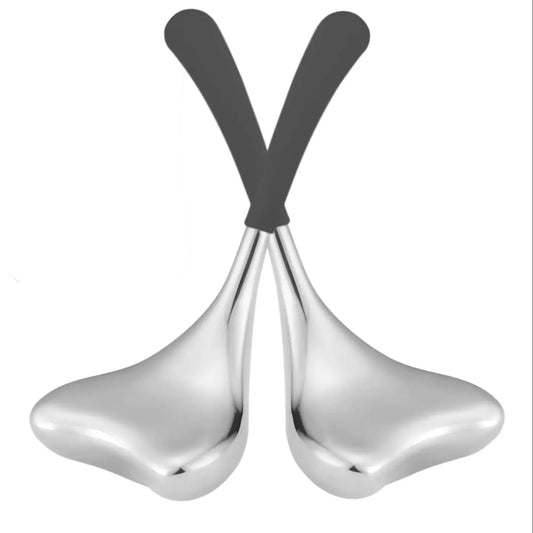 2-in-1 Cooling Stainless Steel Gua Sha Facial Massage Sticks