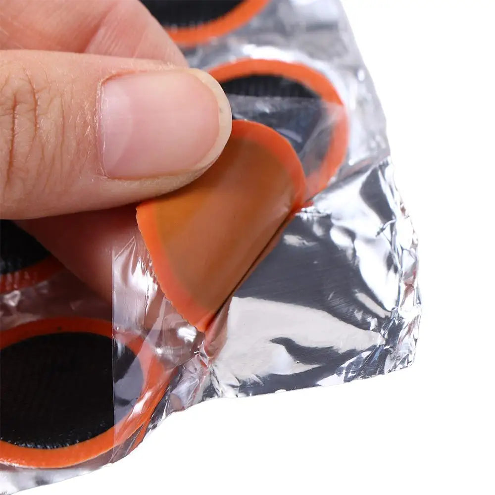 48-Piece Bicycle Tire Puncture Repair Patch Kit